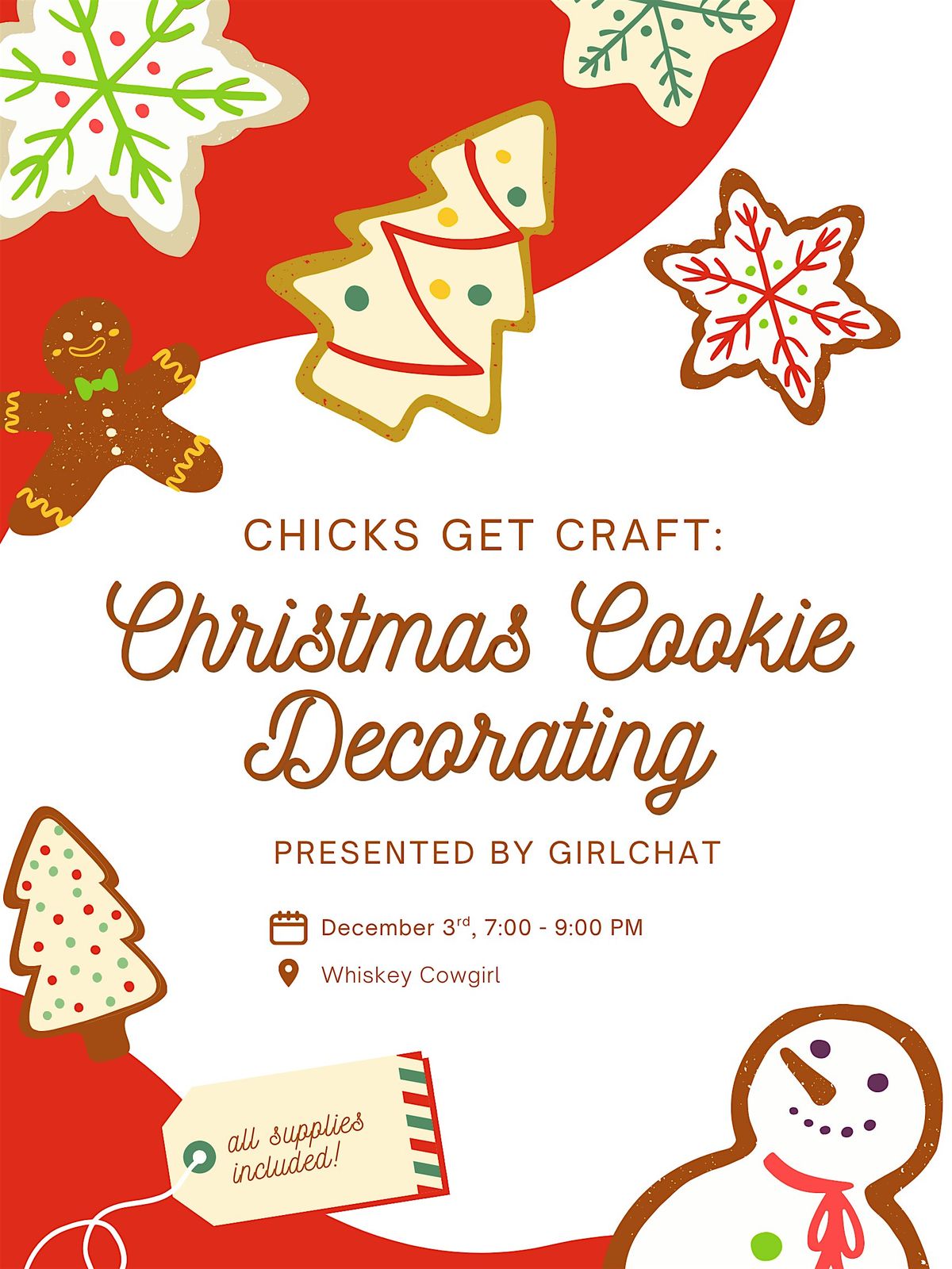 Chicks Get Crafty: Christmas Cookie Decorating