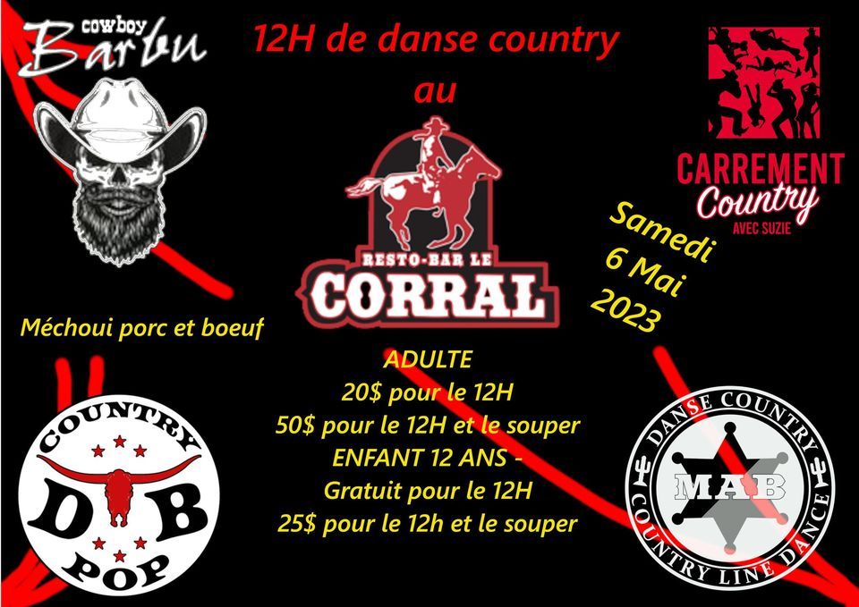 12H de danse country\/m\u00e9choui