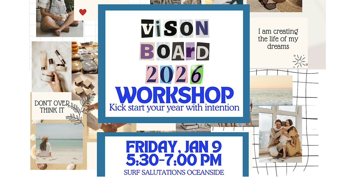 Vision Board Workshop: Kick Off 2026 with Intention