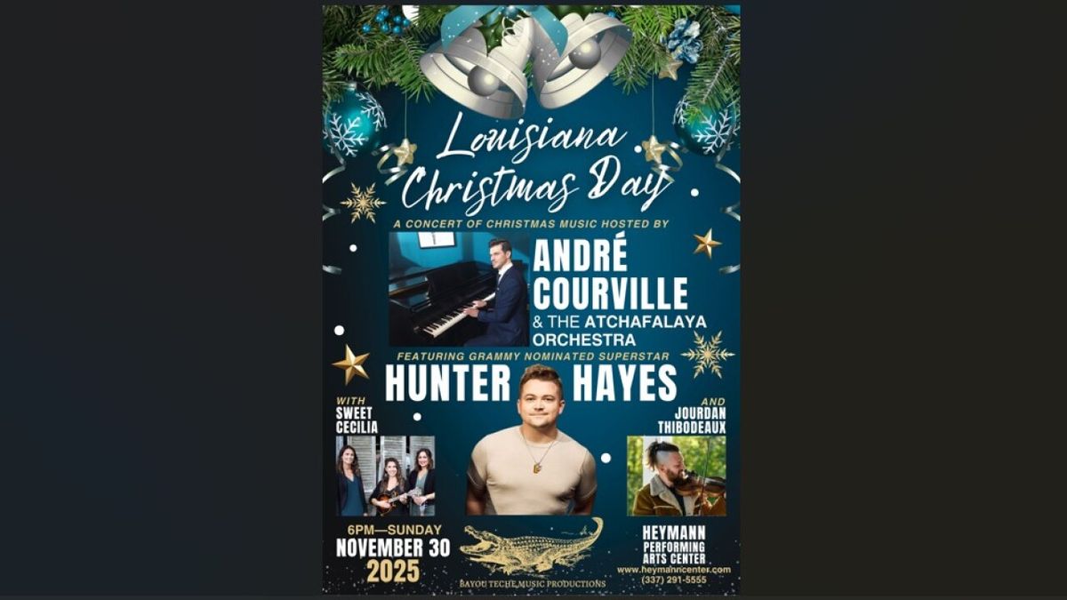 Louisiana Christmas Day at Heymann Performing Arts Center