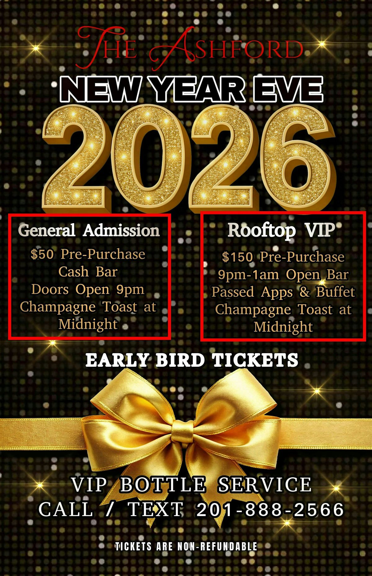 2026 NEW YEAR EVE @ THE ASHFORD