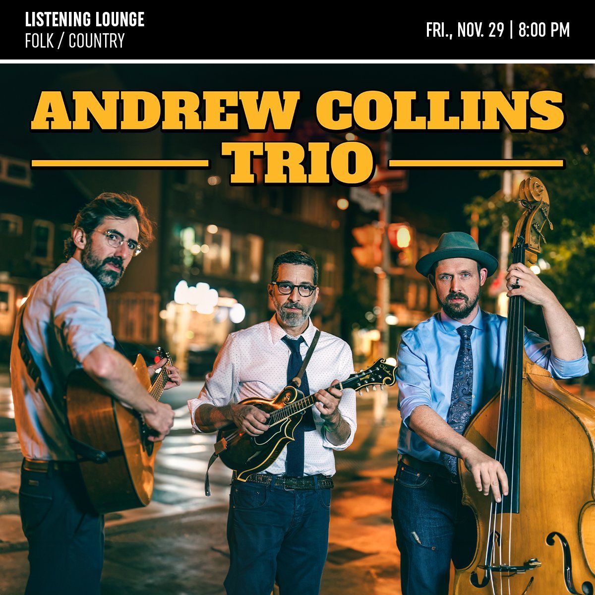 Andrew Collins Trio at Village Theater at Cherry Hill
