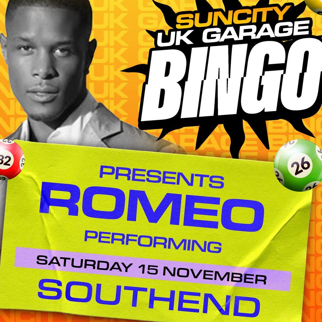 UK GARAGE BINGO with ROMEO SO SOLID CREW