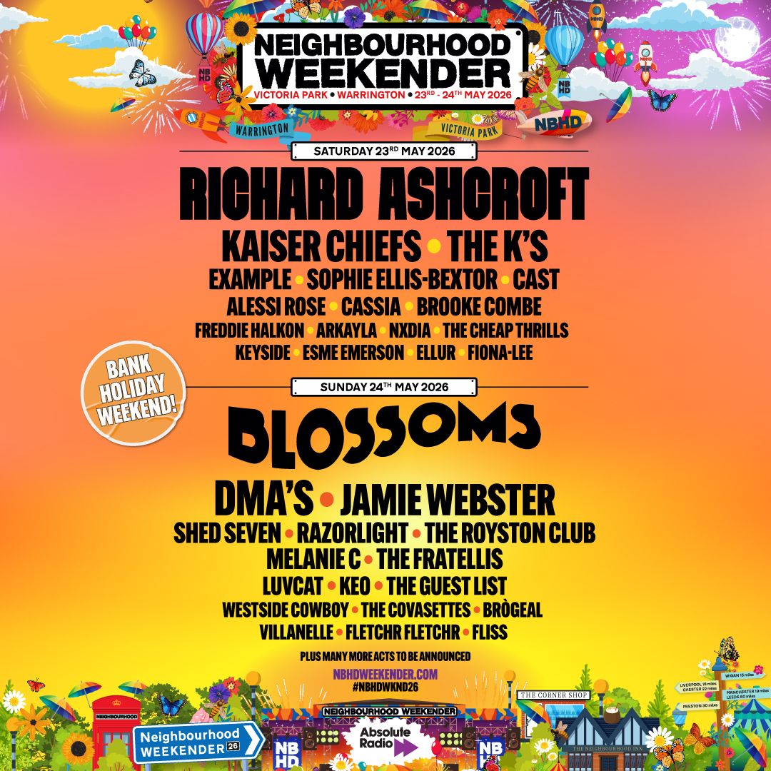 Neighbourhood Weekender 2026 - Saturday Tickets