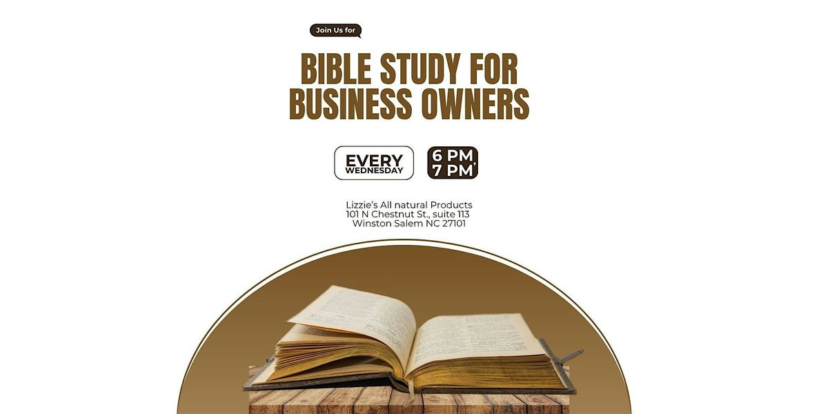 Bible Study for Business Owners