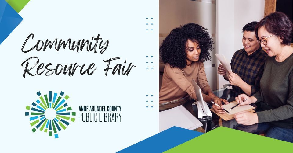 Community Resource Fair at Anne Arundel County Public Library ...