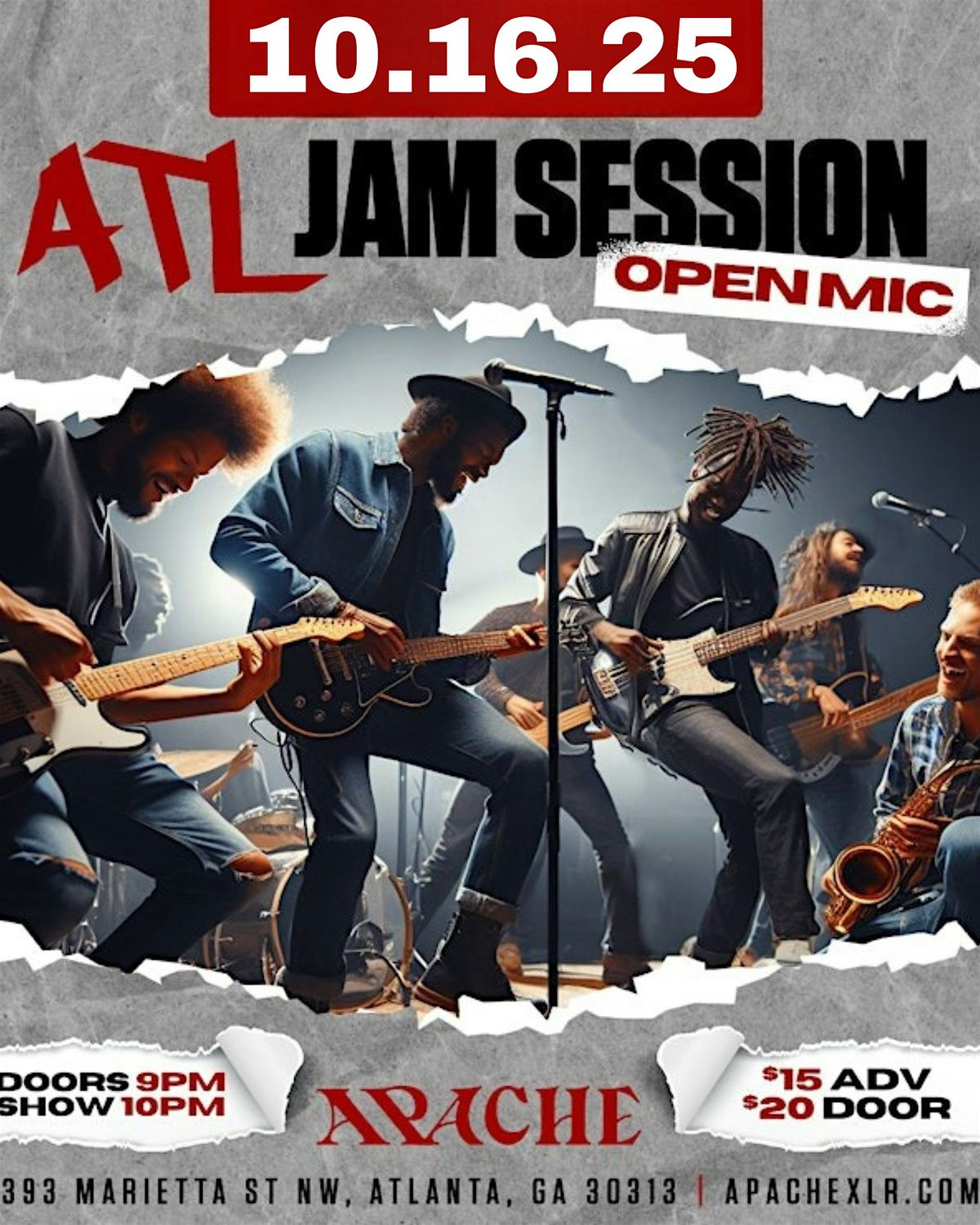 ATL JAM SESSION: Live Band Open Mic