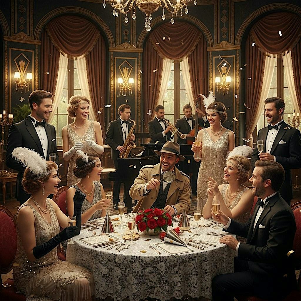 Jazz, Gin and M**der - A 1920s M**der Mystery Dinner and Silent Auction