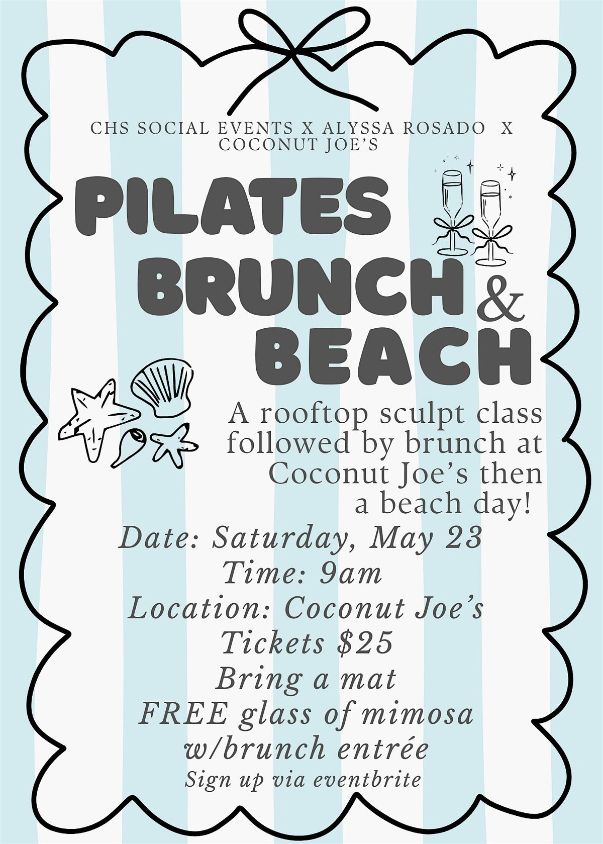 Pilates, Brunch, and Beach