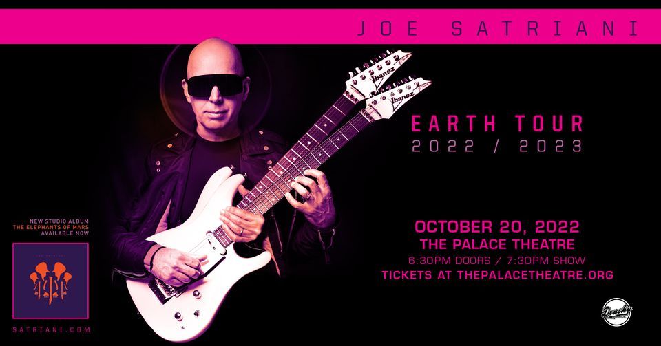 Joe Satriani Earth Tour 20222023 at The Palace Theatre The Palace