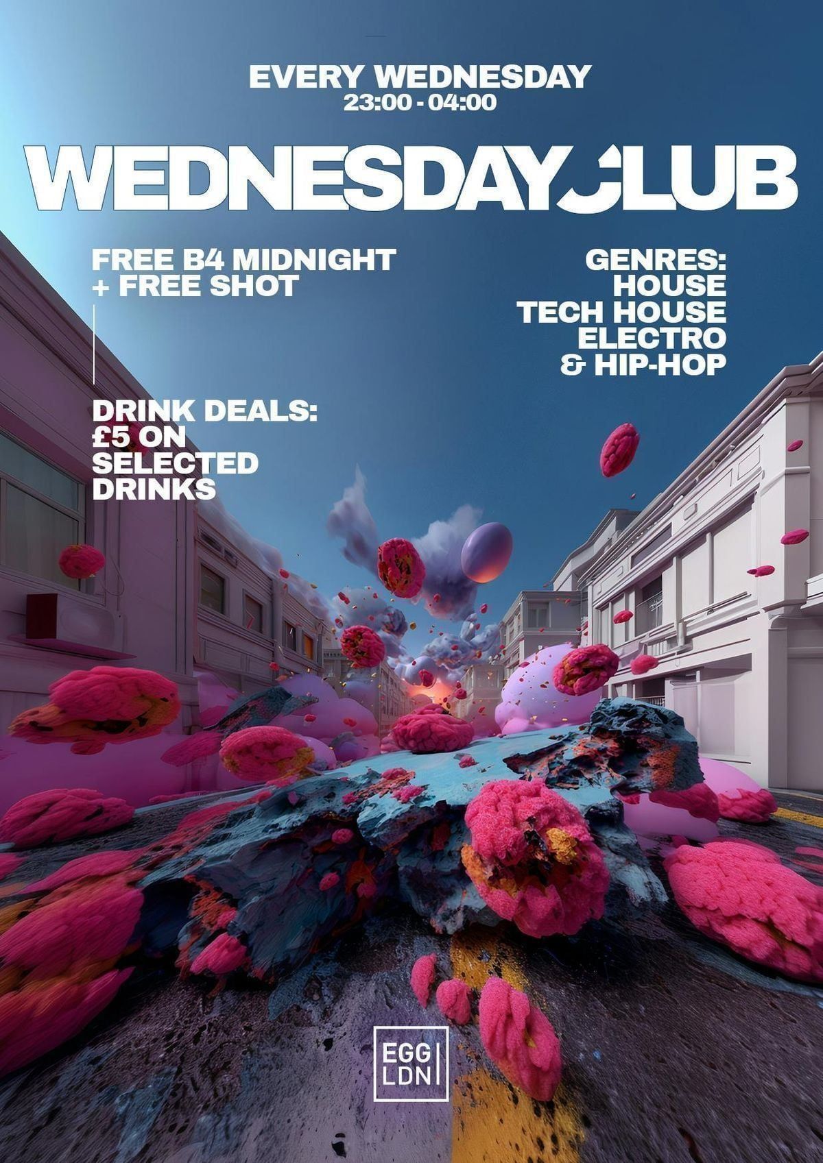 Wednesday Club: House, Tech House, Electro &amp; Hip Hop \/ Free Tickets