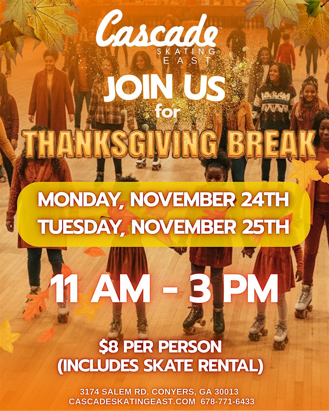 Thanksgiving Break at Cascade East