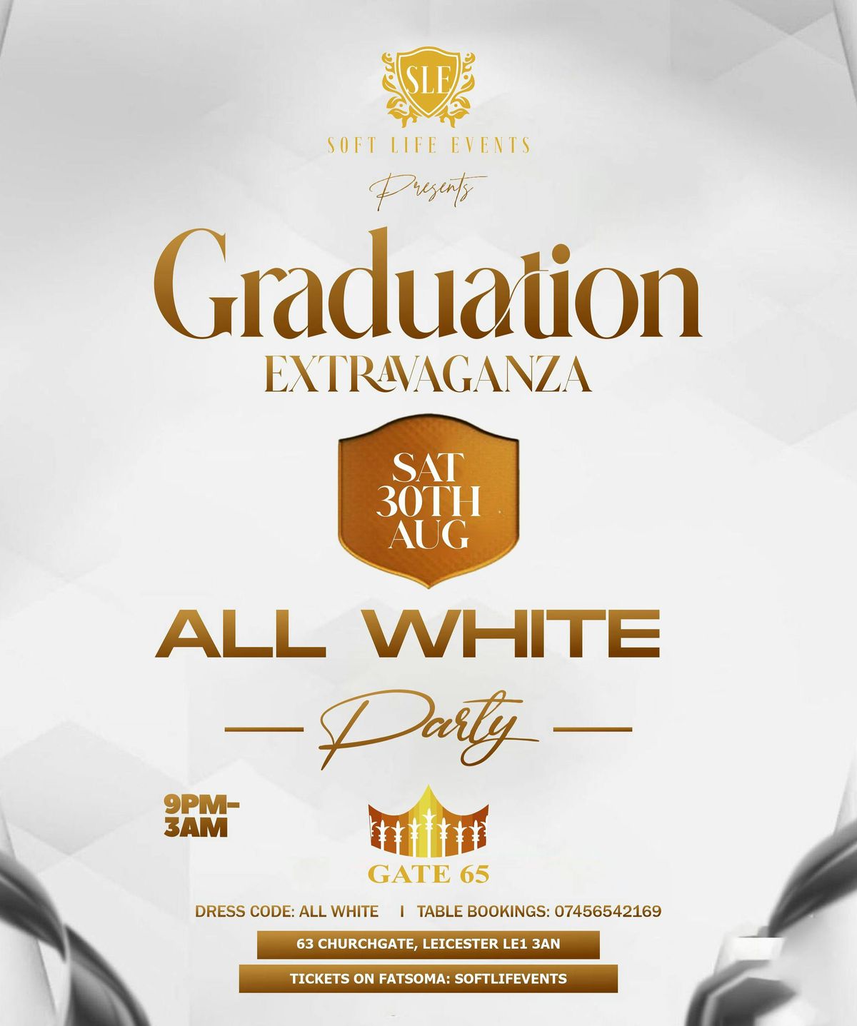 All White Graduation Extravaganza