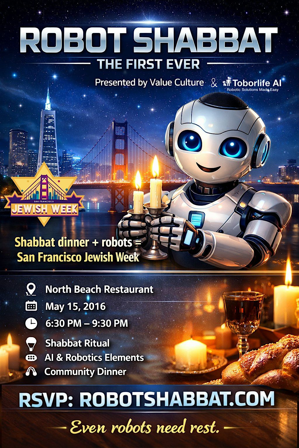Robot Shabbat (SF Jewish Week Celebration)