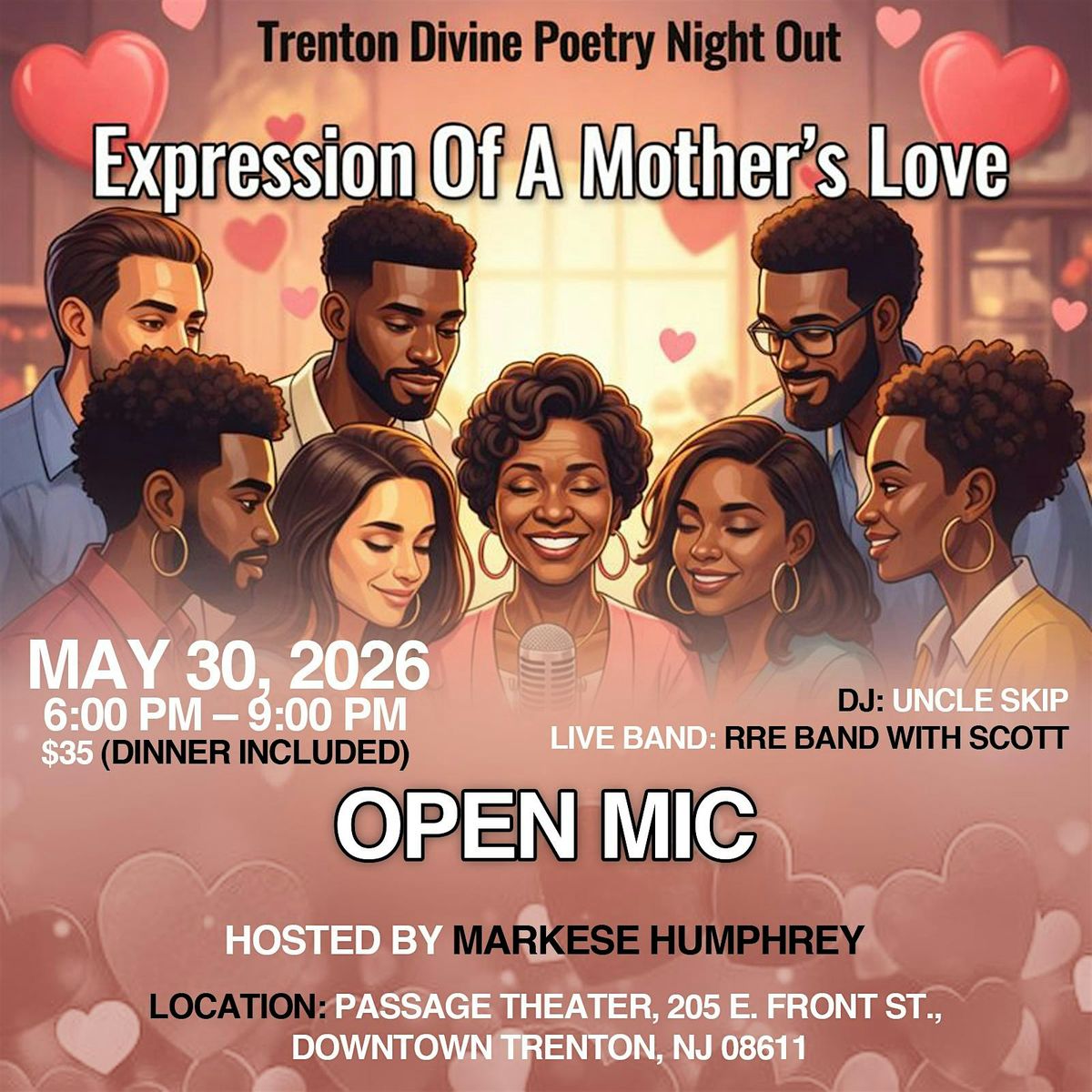 Trenton Divine Poetry Night Out: Expression of a Mother's Love