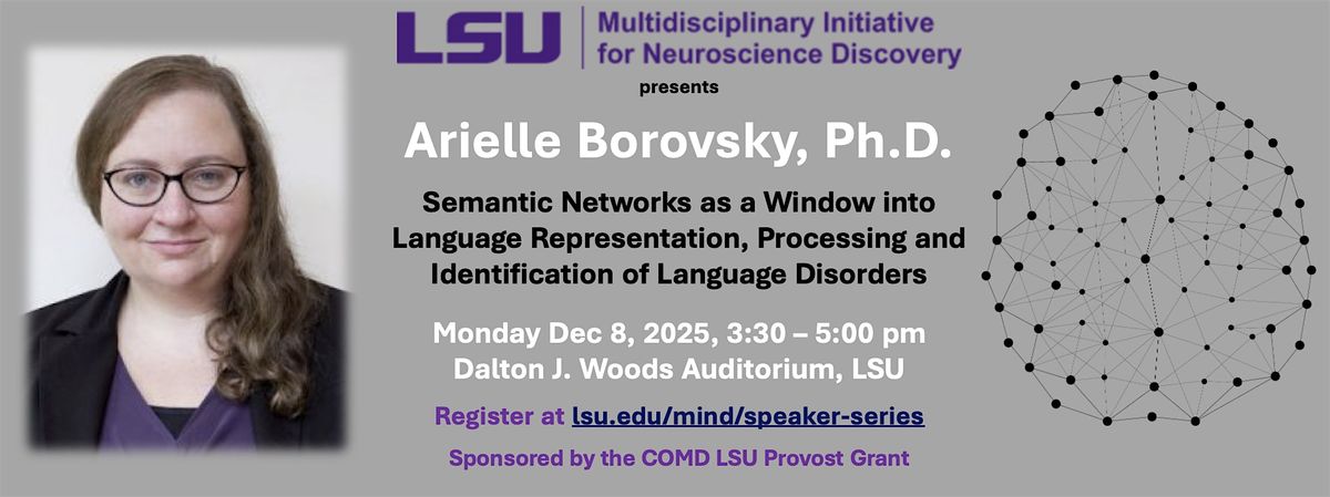 Brain Science Speaker Series: Featuring Dr. Arielle Borovsky