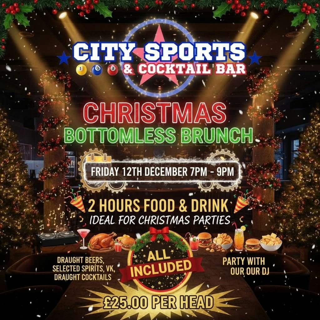 Christmas Bottomless Brunch @ City Sports Bangor.