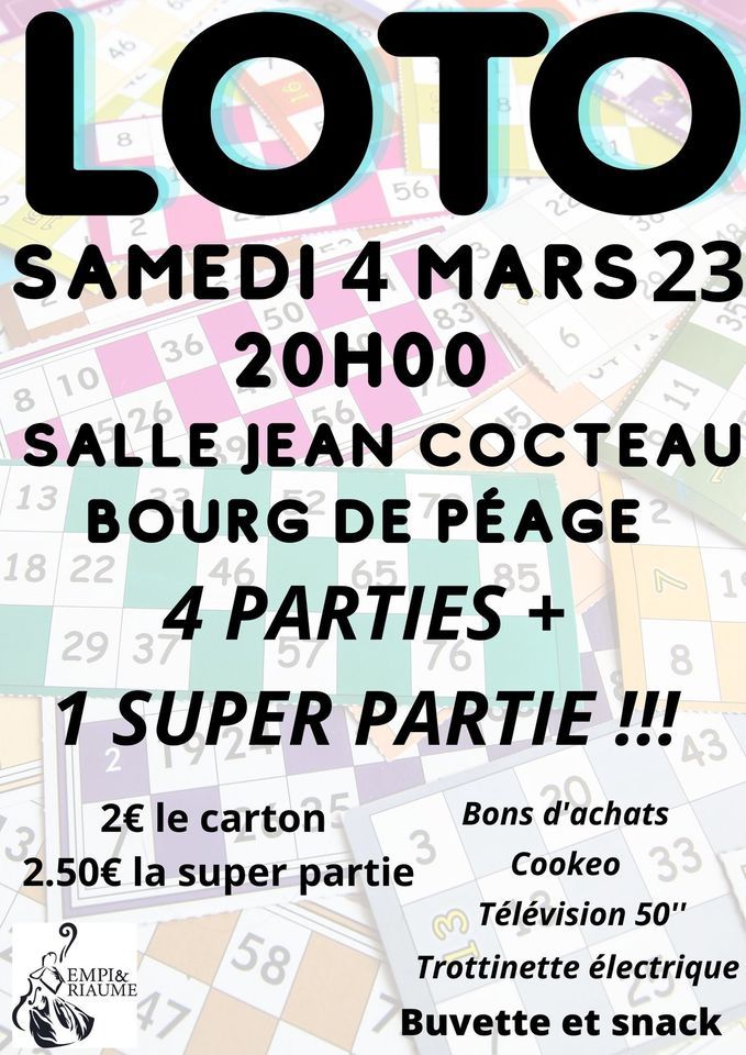 LOTO Bourg de Peage 26300, Montelimar, PR March 4, 2023 LOTO Bourg de Peage 26300, Montelimar, PR March 4, 2023