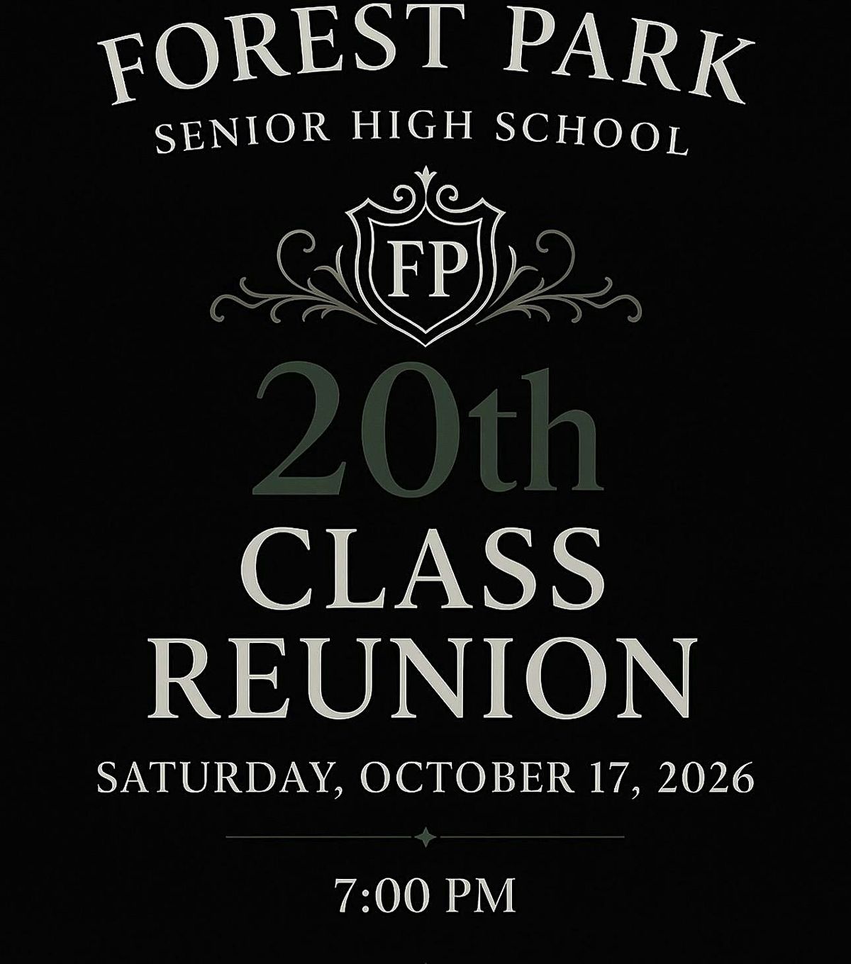 FOREST PARK SENIOR HIGH SCHOOL 20th CLASS REUNION