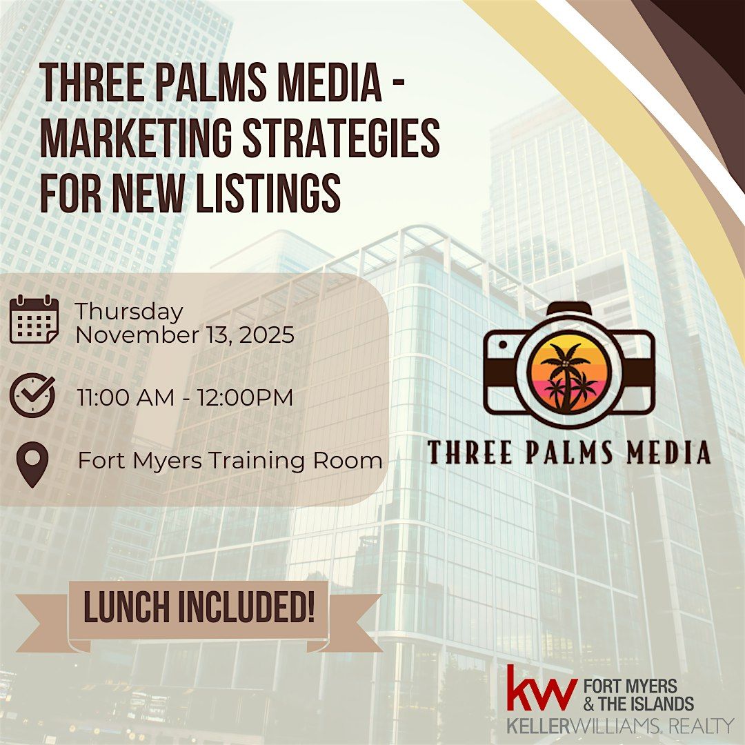 Three Palms Media -Marketing Strategies for New Listings