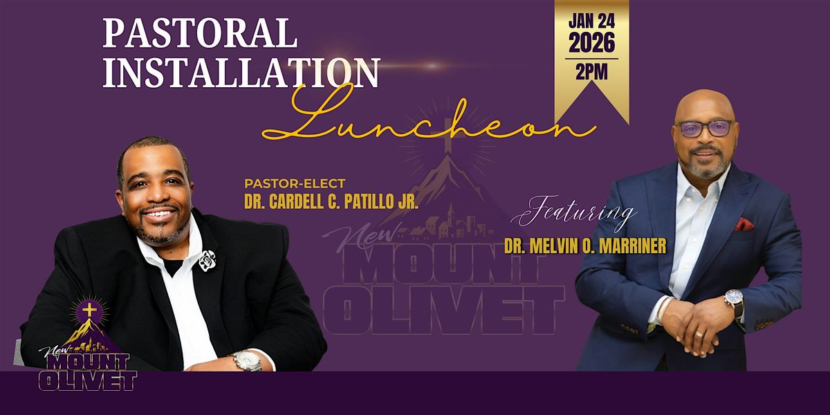 Pastoral Installation Luncheon