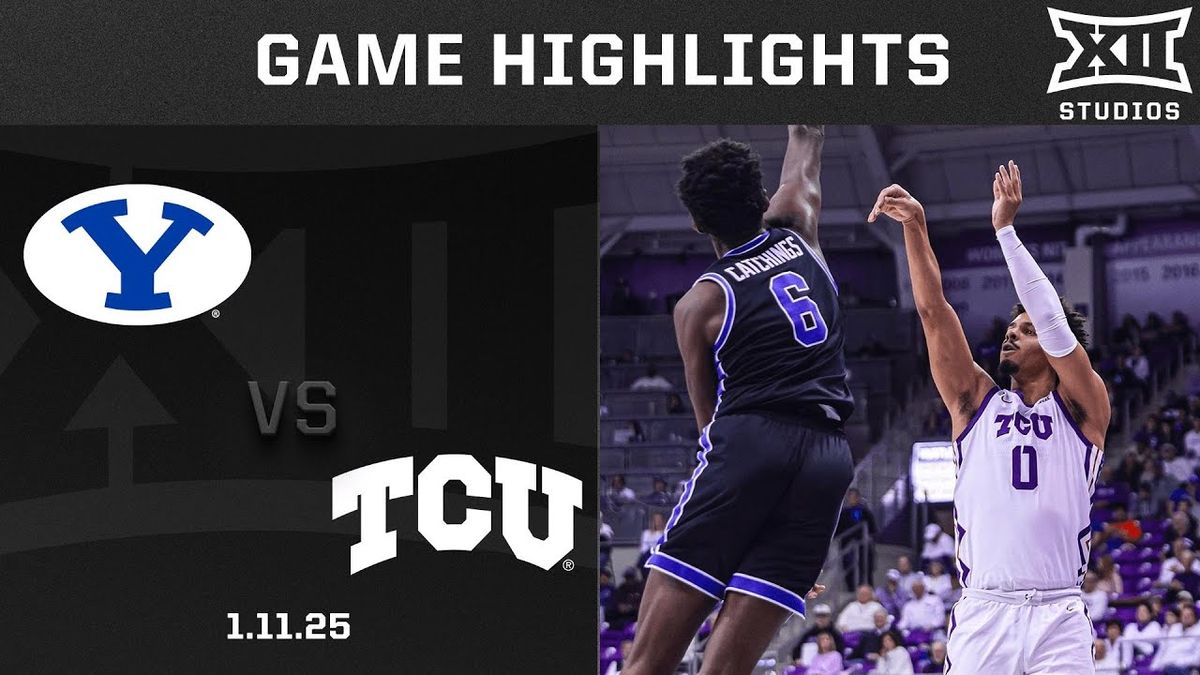 TCU Horned Frogs at BYU Cougars Mens Basketball at Marriott Center