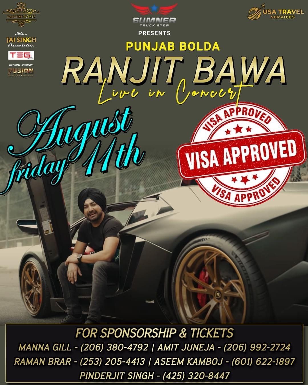 Ranjit Bawa at CAA Centre