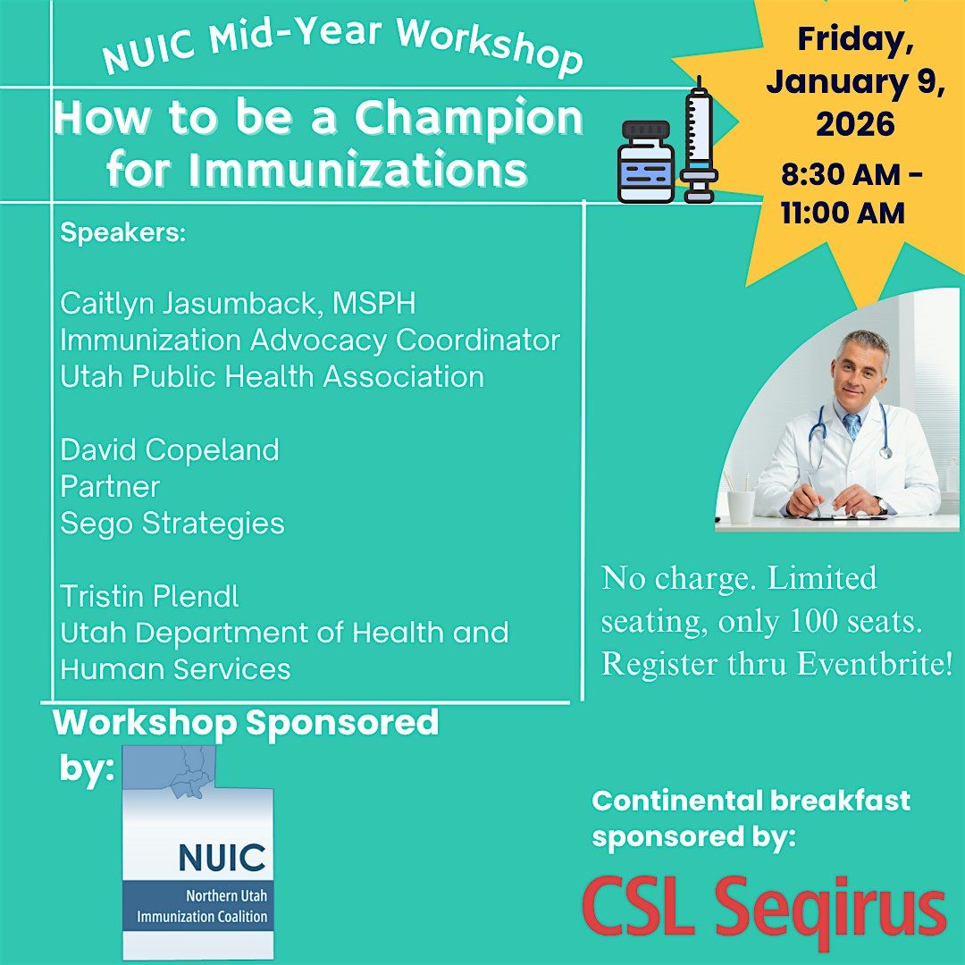 NUIC Mid-Year Workshop-How to be a Champion for Immunizations