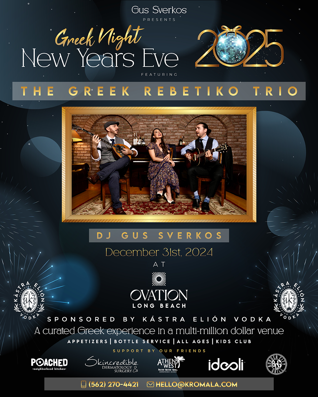 Greek Rebetiko Trio at Lisa Smith Wengler Center For The Arts - Smothers Theatre