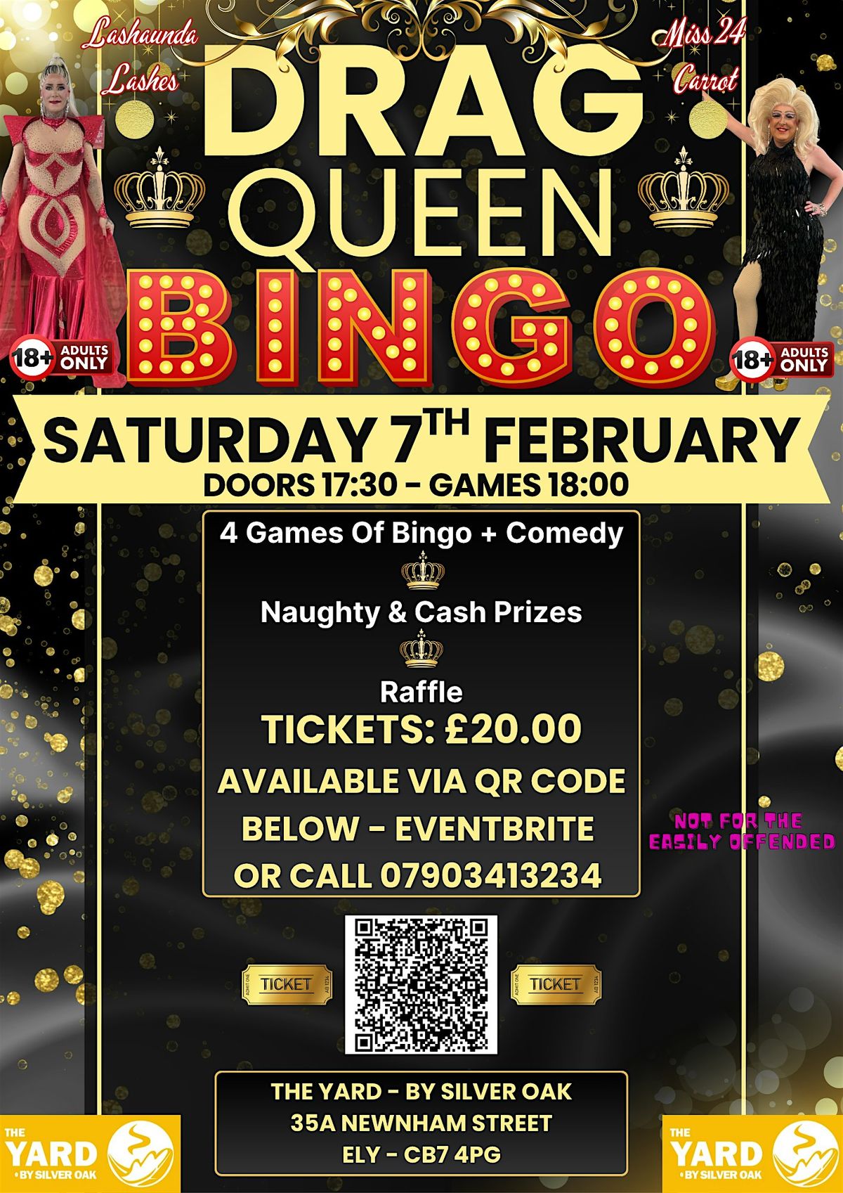 Drag Queen Bingo - The Yard - Ely