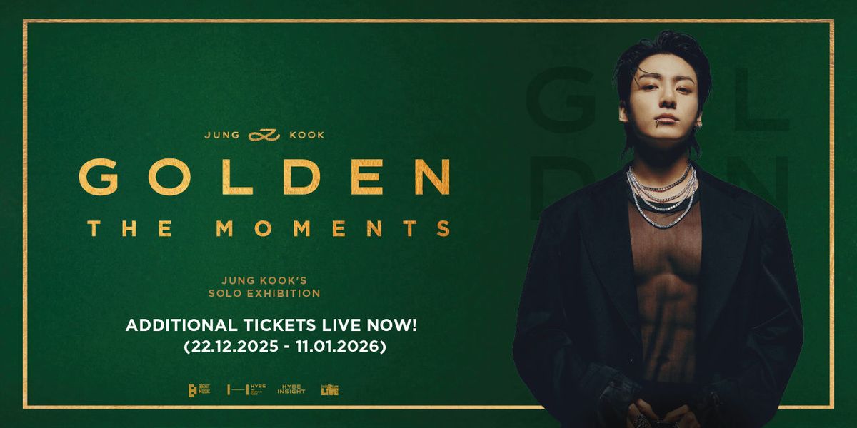 Jung Kook Exhibition "GOLDEN : The Moments"