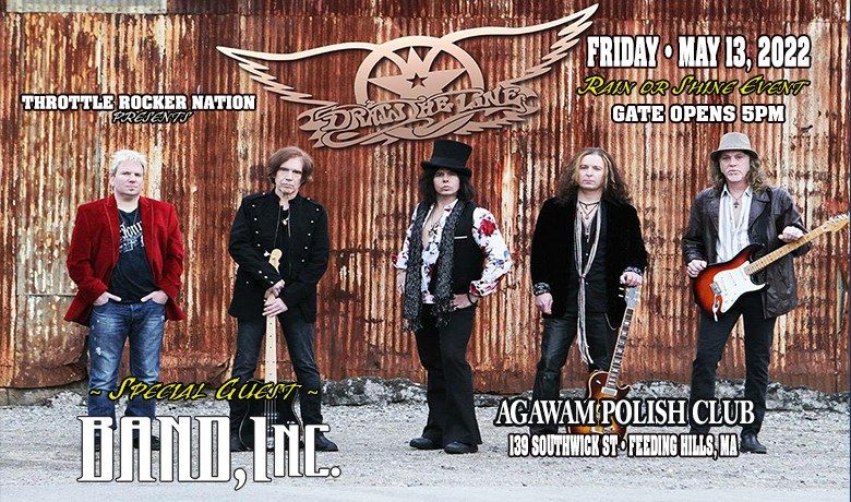 Draw The Line (Aerosmith Tribute) Rocks The Agawam Polish Club w\/Band, Inc.