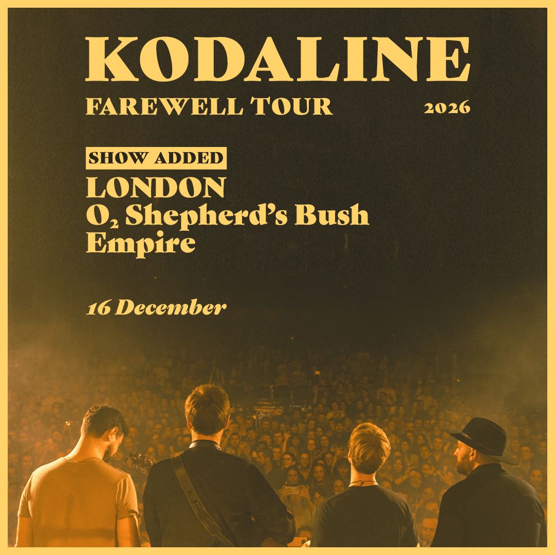 Kodaline London Tickets