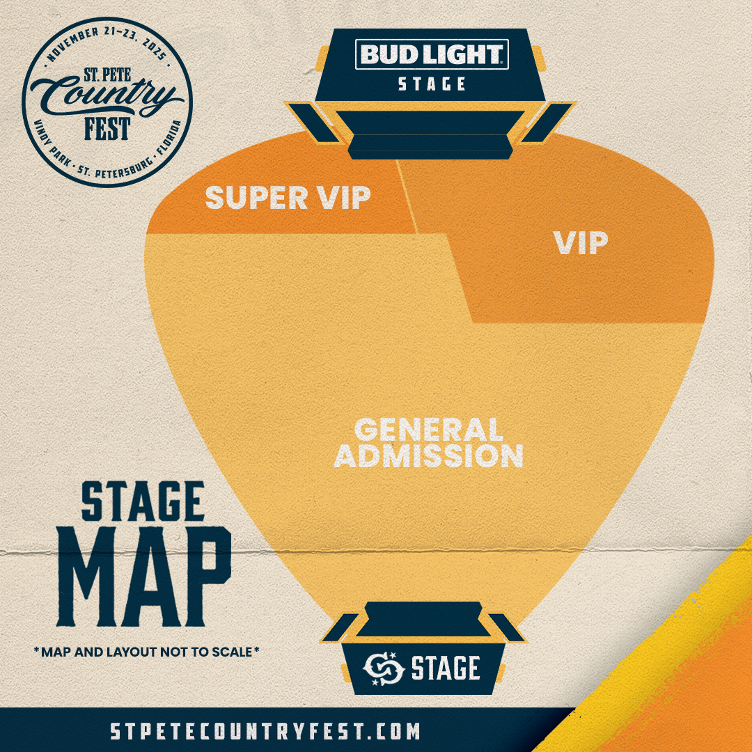 St. Pete Country Fest - 3 Day Pass at Vinoy Park
