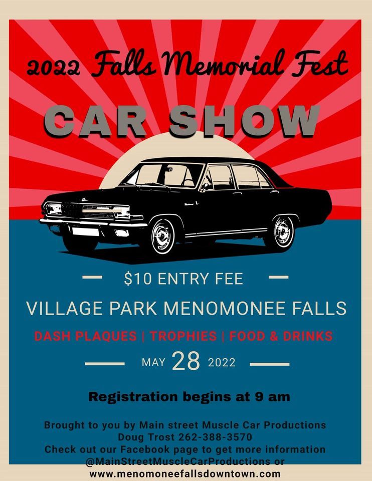 2022 Falls Memorial Fest Village Park, Menomonee Falls, WI May 28, 2022