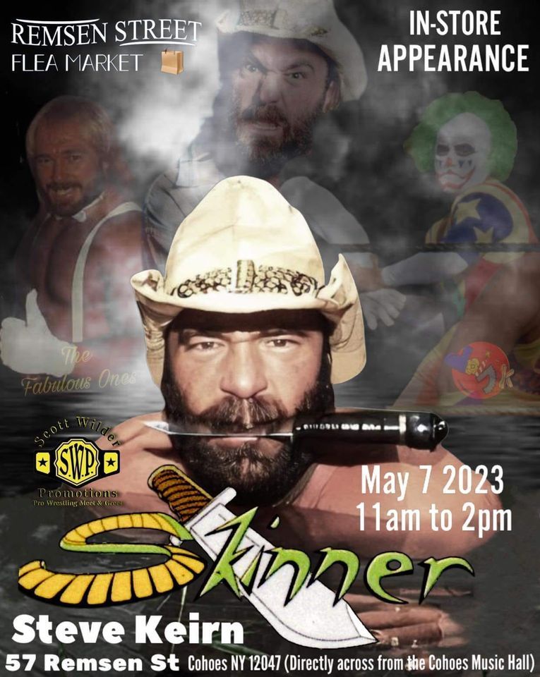 Skinner AKA STEVE KEIRN Appearance at 57 Remsen St Fleamarket at 57 ...