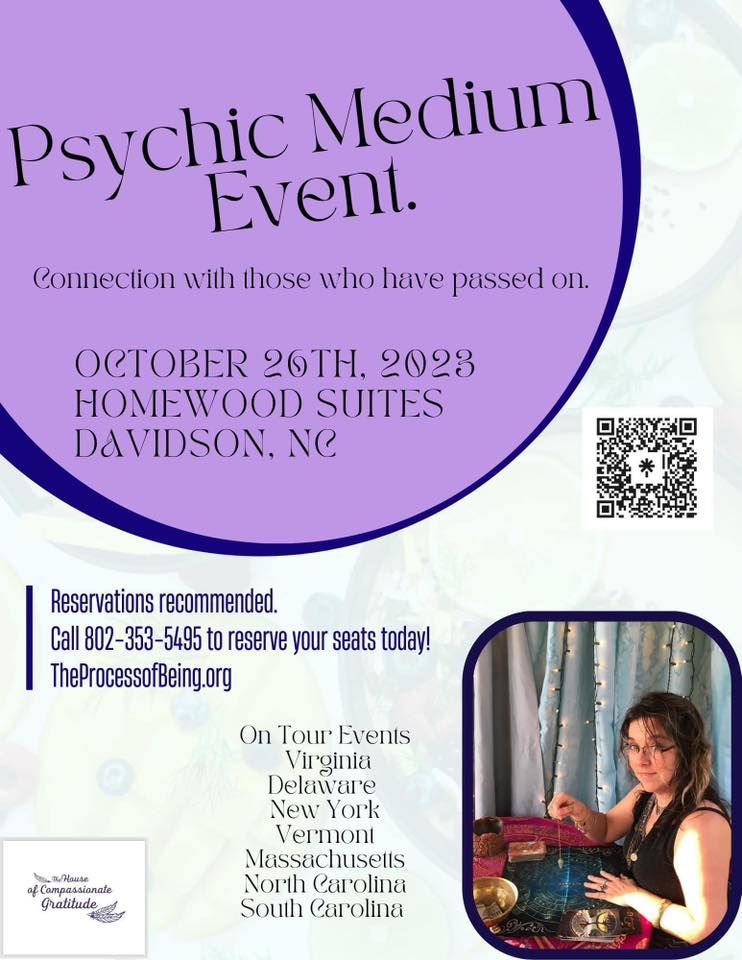 Mediumship Event Davidson,NC