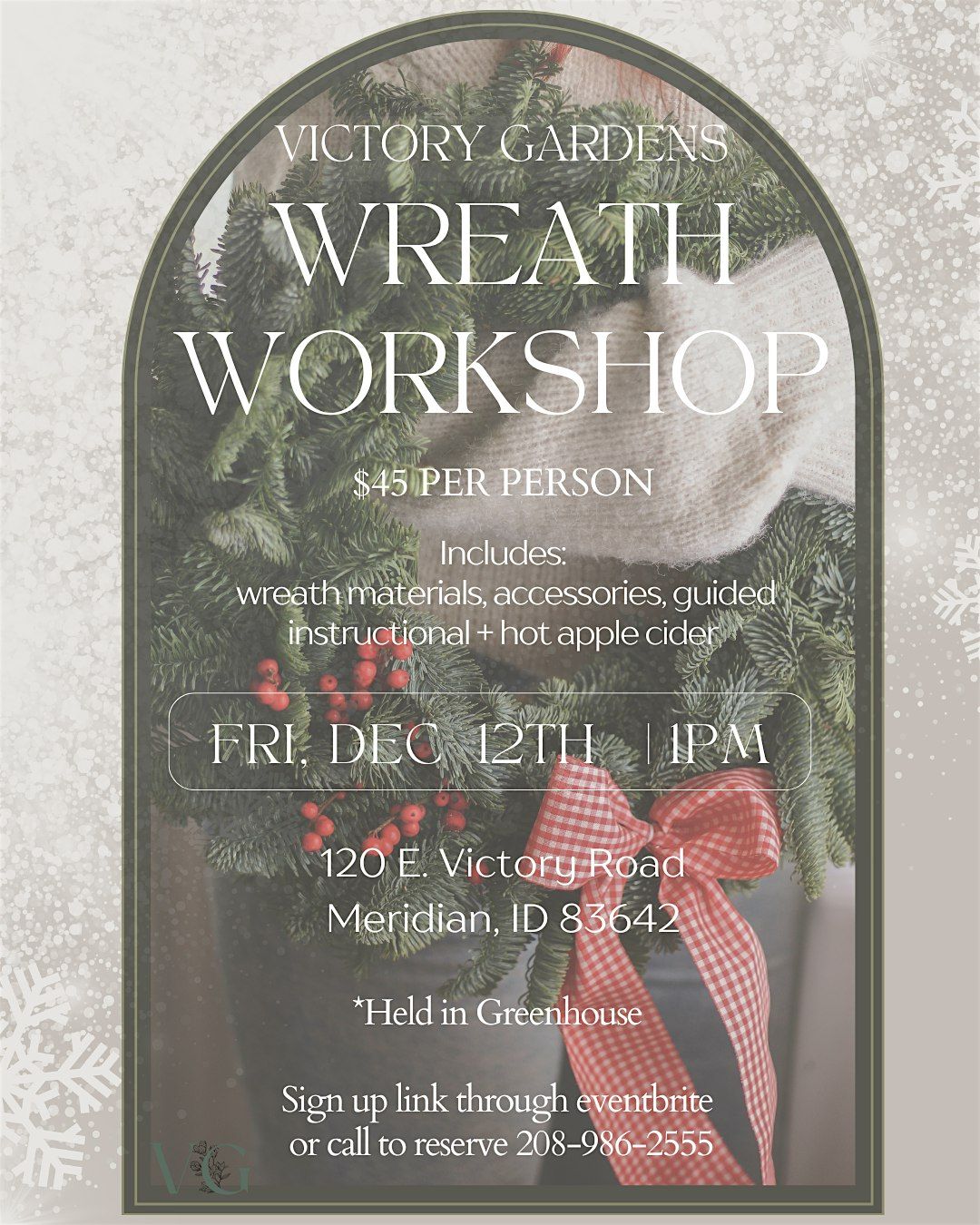 Victory Gardens Wreath Workshop (FRIDAY)
