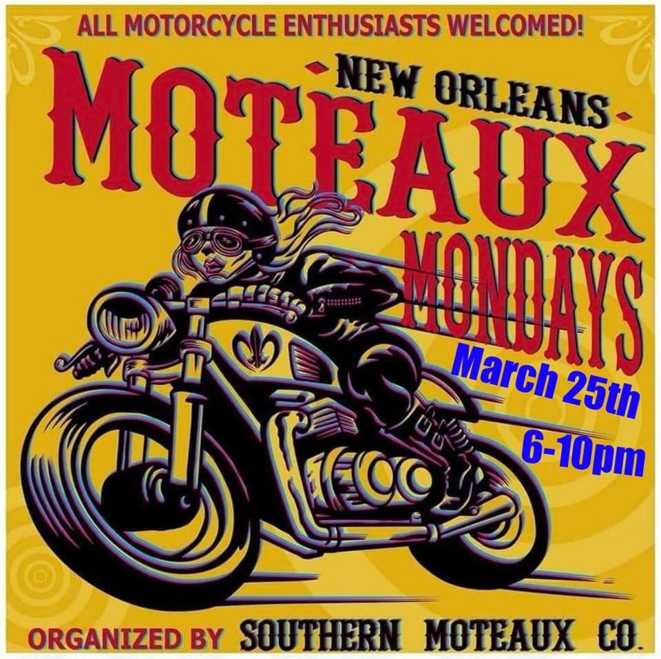 Moteaux Monday, March 25th Daiquiri Run, Metairie, LA March 25, 2024