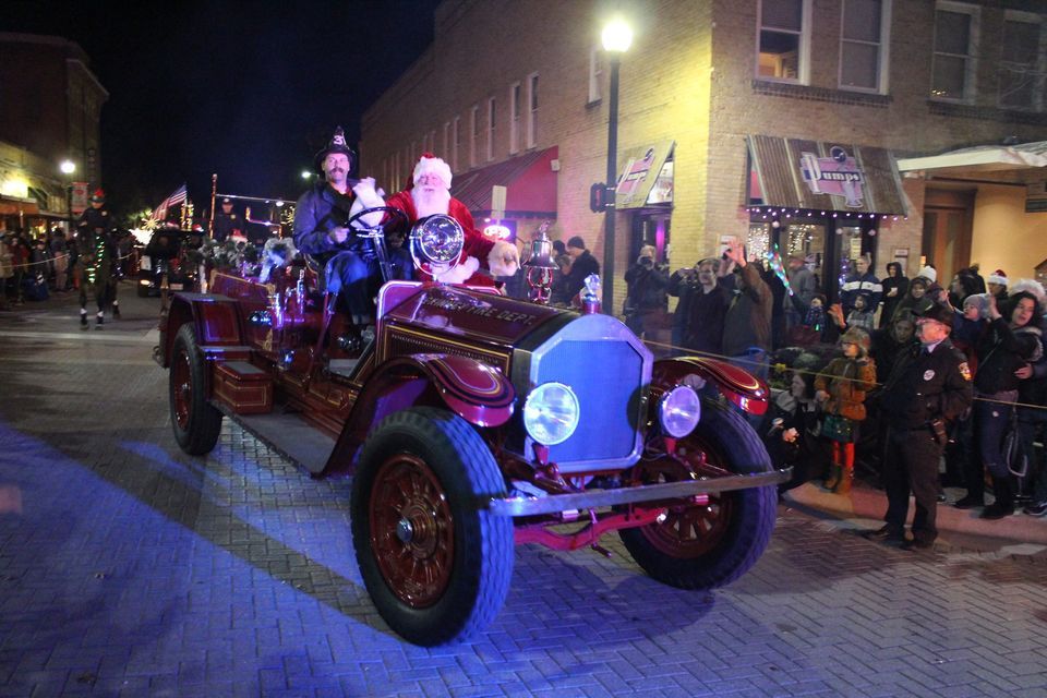 McKinney Rotary Christmas Parade of Lights Historic Downtown McKinney
