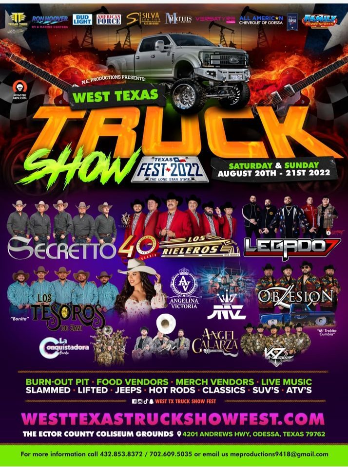 West Texas Truck show fest 22 Ector County Coliseum, Odessa, TX