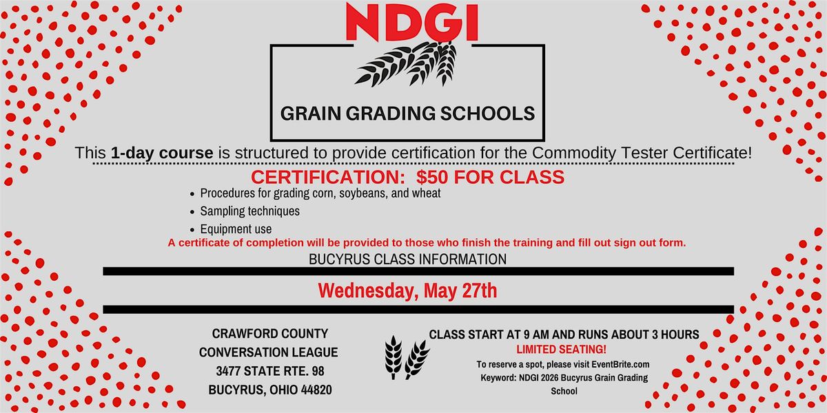 NDGI Grain Grading School