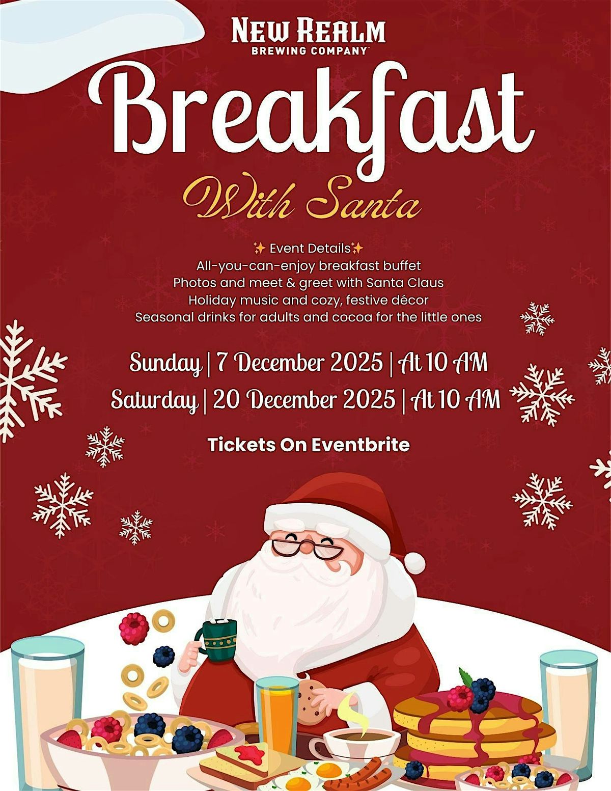 New Realm Brewing's Annual Santa Brunch