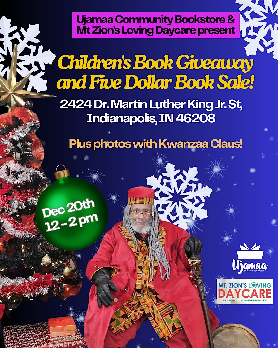 Kwanzaa Claus & Children's Book Giveaway