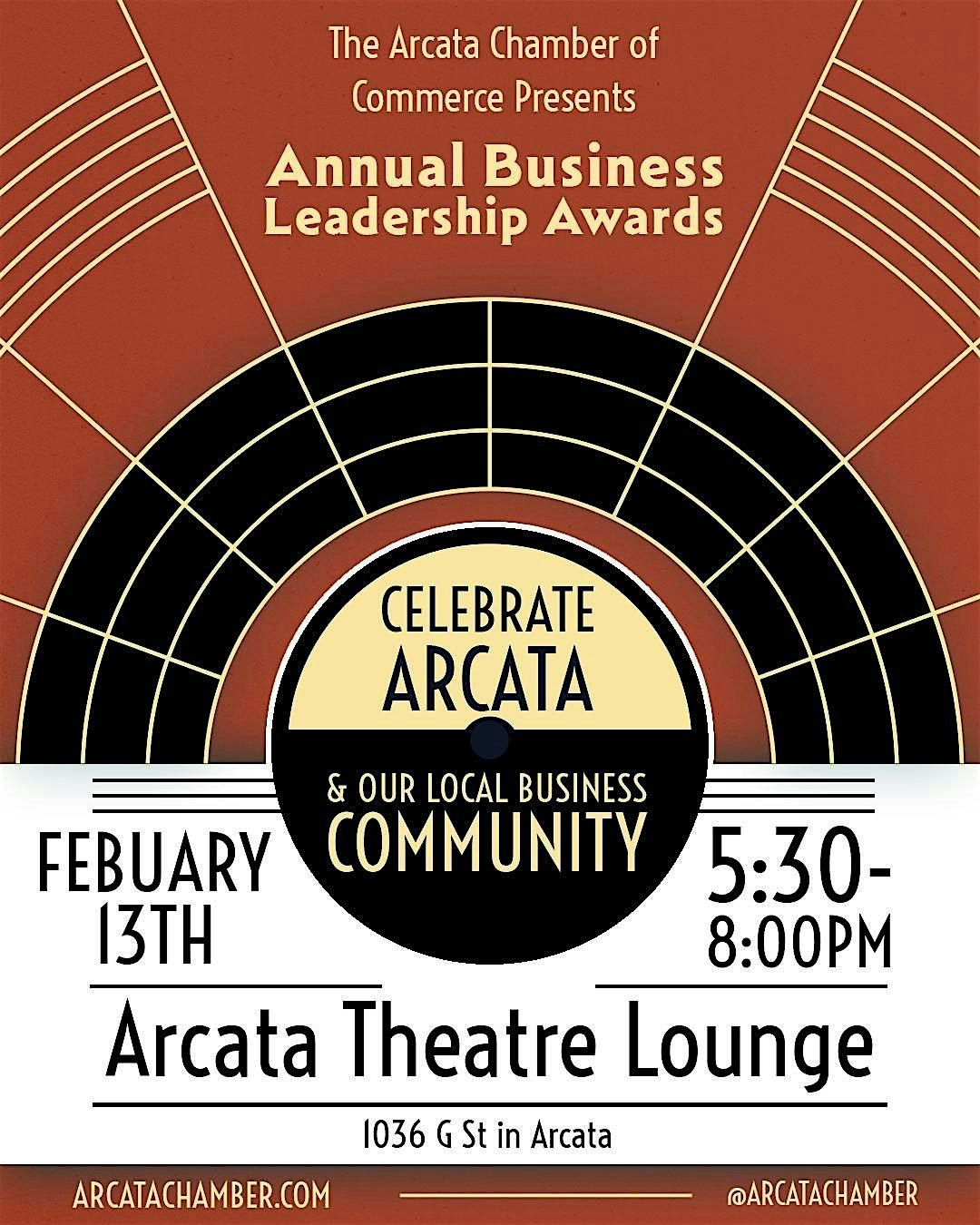Arcata Chamber of Commerce Business Leadership Awards Celebration