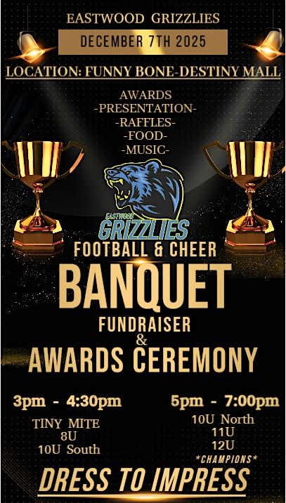Eastwood Grizzlies 2025 Fundraiser Banquet- (TM-8U-10US)