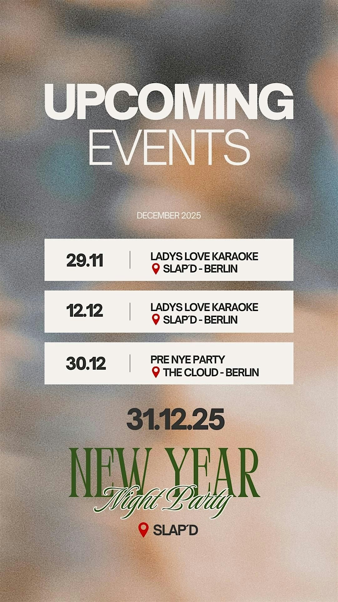 New Year's Eve Party 2025 - Slap\u00b4\u00b4 D Berlin