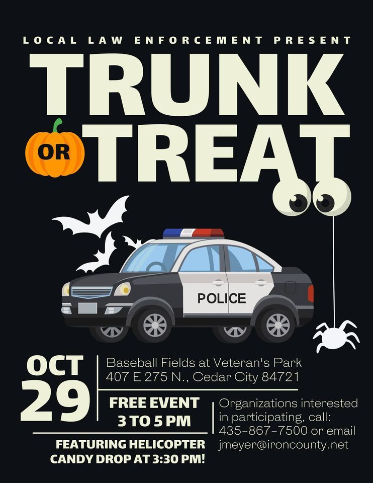 TrunkorTreat with Local Law Enforcement Veterans Memorial Park