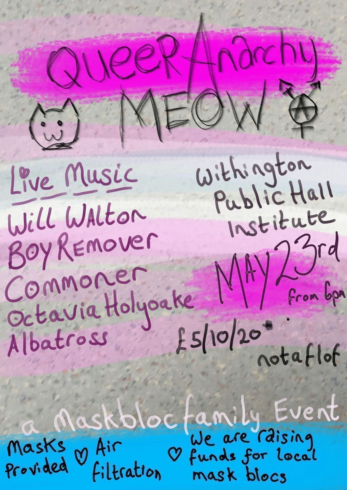 Mask Bloc Family Presents: Queer Anarchy MEOW! 