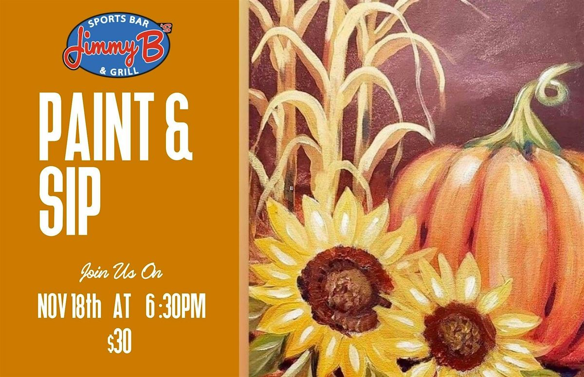 Paint and Sip at Jimmy B's